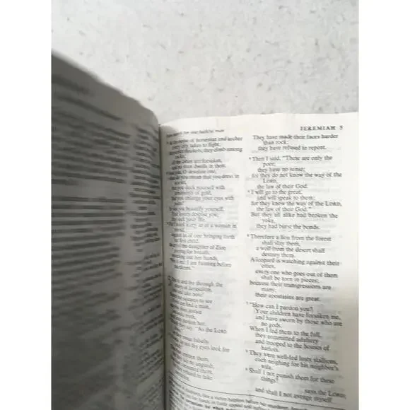 the new Oxford Annotated Bible Revised Standard version some pages stick - Picture 12 of 16